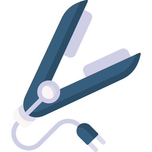 Hair straightener hair straightener hair beauty icon