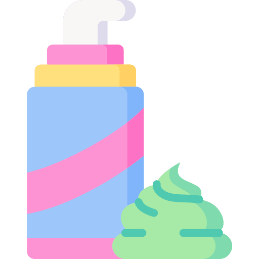 Shaving foam barber beauty shaving foam icon