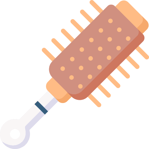 Comb beauty salon comb brush icon