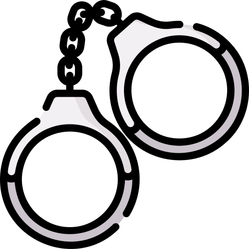 Handcuffs police handcuffs jail icon