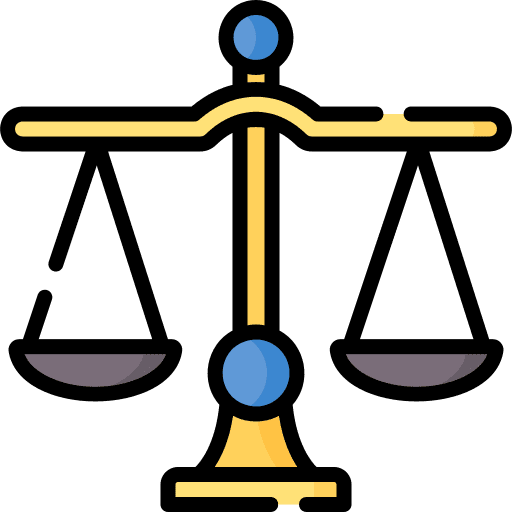Justice scale law balance equal icon