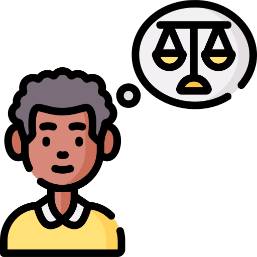 Thinking ethical afro ethics icon