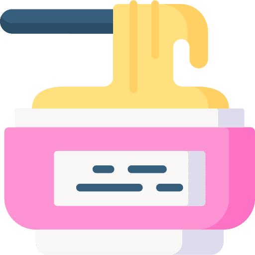 Wax hair removal treatment depilating icon