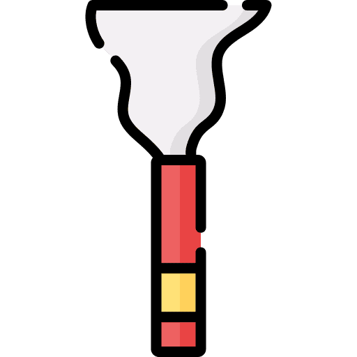 Flare protest flare smoke icon