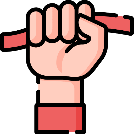 Hand fist vindication punch icon