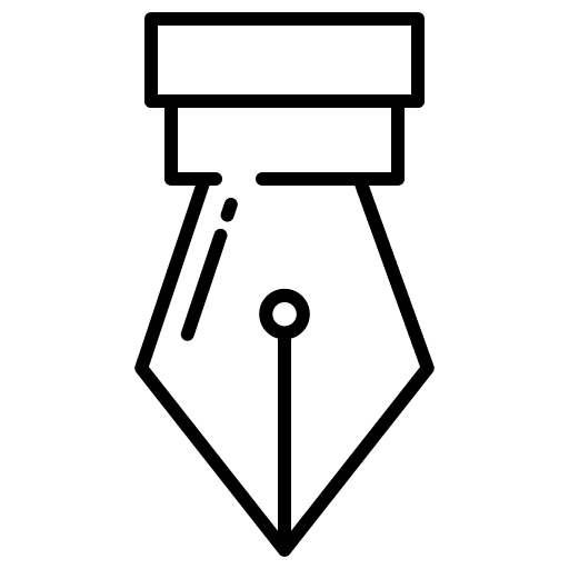 Pen education tool writting icon
