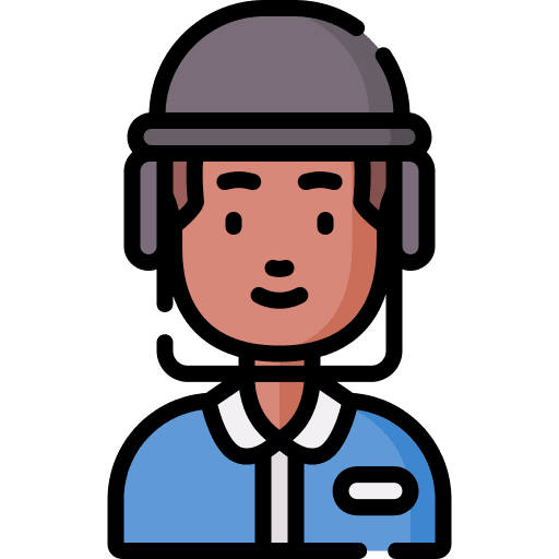 Police people professions and jobs user icon