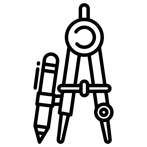 Compass draw compass drawing icon