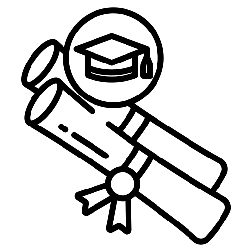 Document education document certificate icon