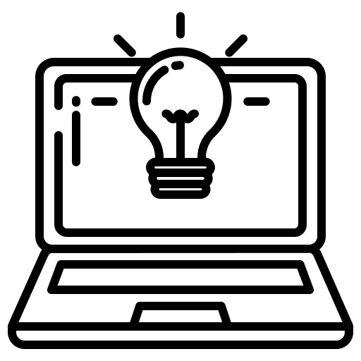 Education web development innovation online learning icon