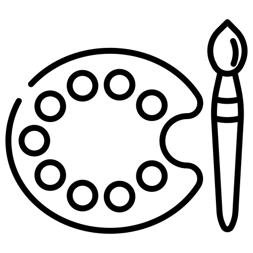 Paint palette painting paint paint palette icon