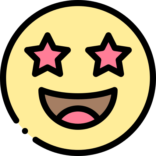 Shining shining stars smileys icon