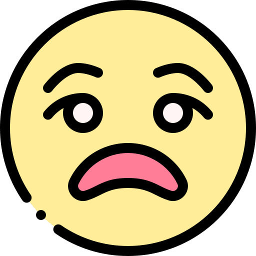 Bored emoticons bored face icon