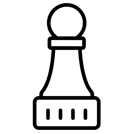 Chess strategy chess planing icon