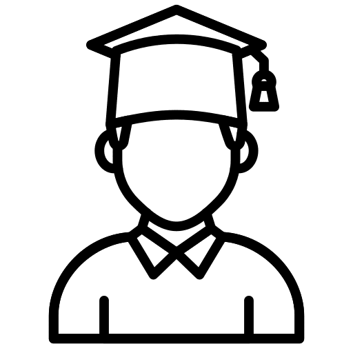 Graduation user people award icon