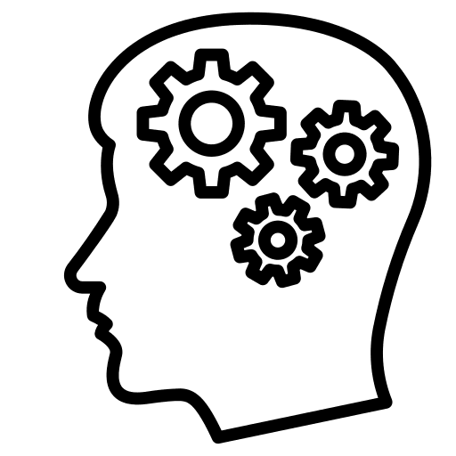 Think setting think man icon