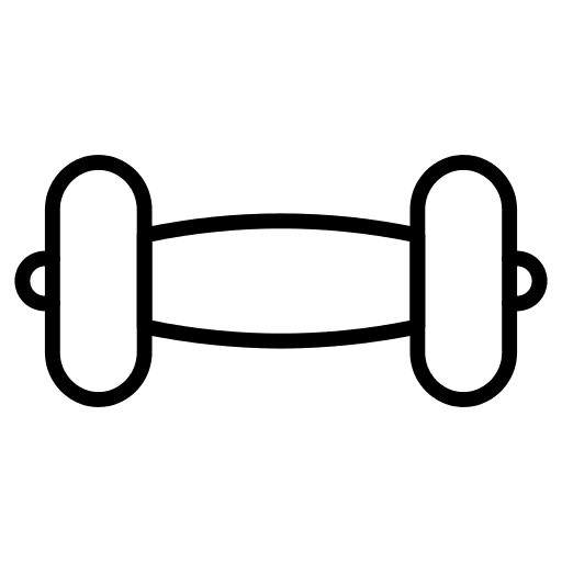 Dumbbell gym training fitness icon