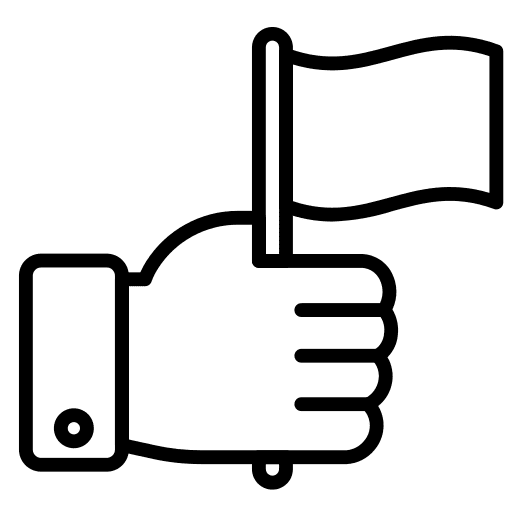 Flag goal target flags icon