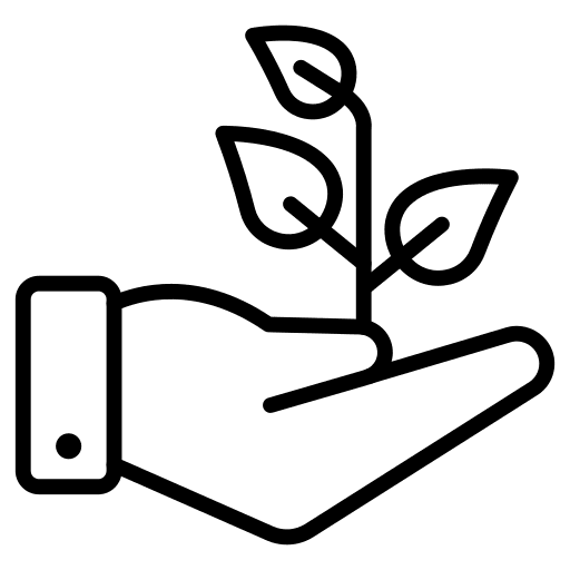 Plant growth plant care icon