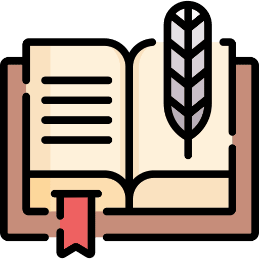 Open book education study writing icon