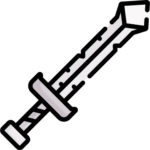 Sword knife blade war icon