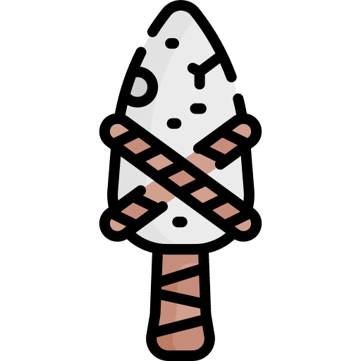 Dagger miscellaneous weapon stone age icon