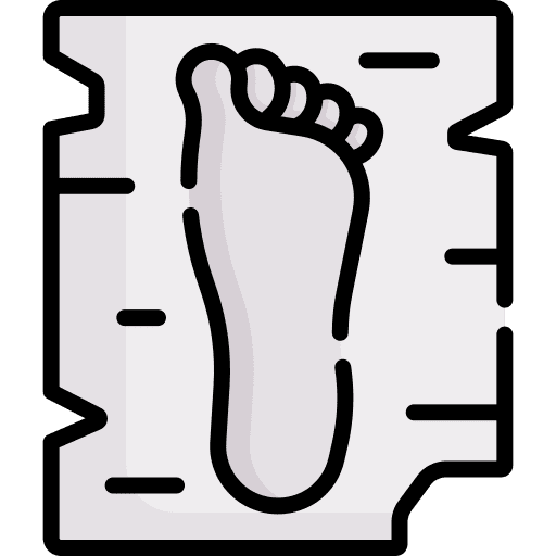 Footprint monuments miscellaneous fossil icon