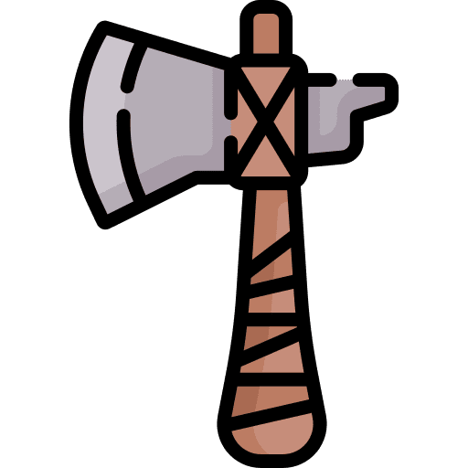 Axe construction and tools axe weapon icon