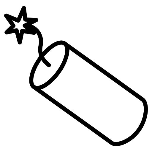 Dinamite weapon petard dinamite icon
