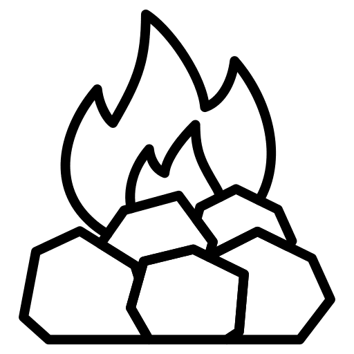 Bonfire holidays fire burn icon