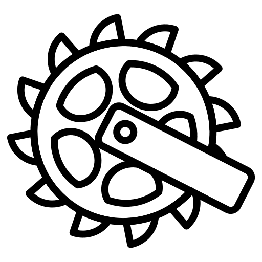 Cutter metal cutter blade icon