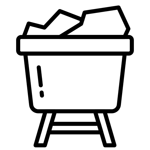 Mine cart mine cart industry transport icon