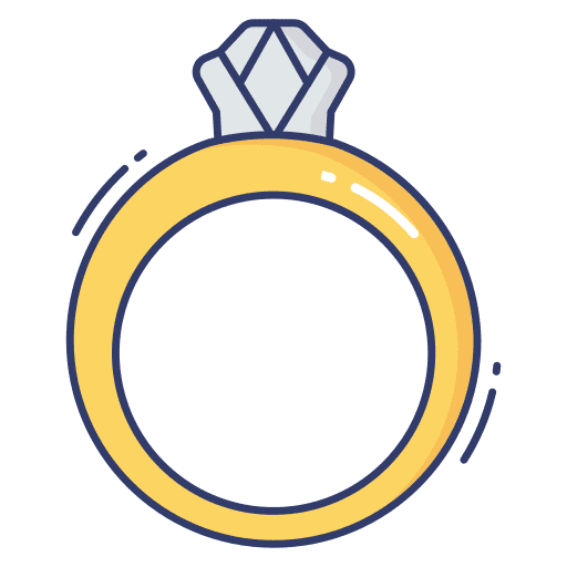 Diamond ring wedding ring jewelry diamond ring icon