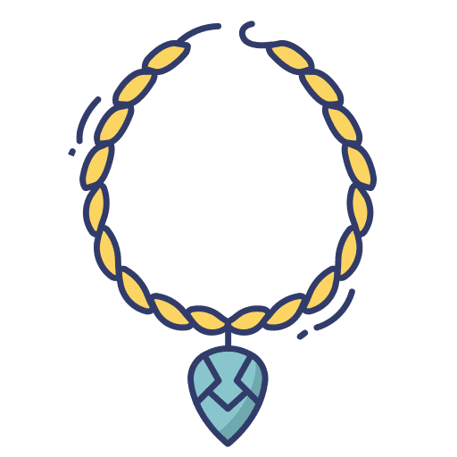 Necklace fashion jewelry necklace icon