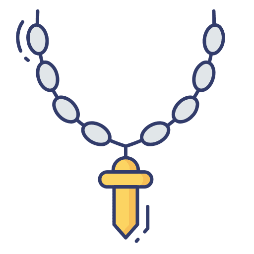 Necklace necklace jewelry cross icon