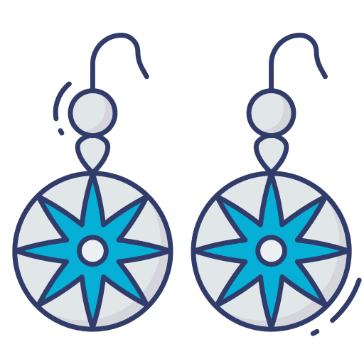 Earrings fashion accessories earrings icon