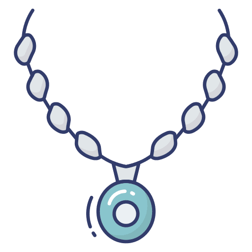 Necklace jewelry fashion necklace icon