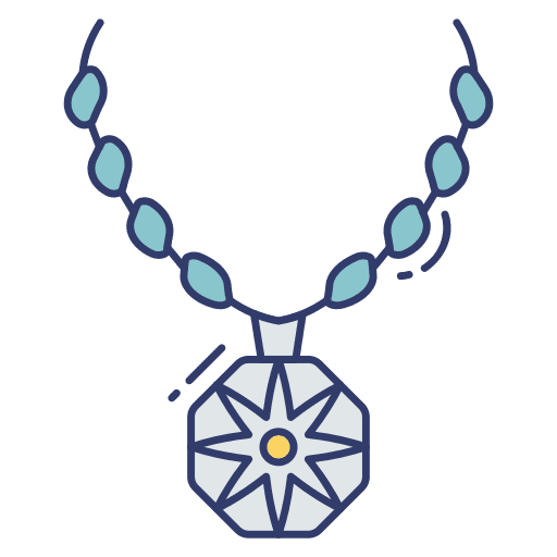 Necklace pendant jewelry necklace icon