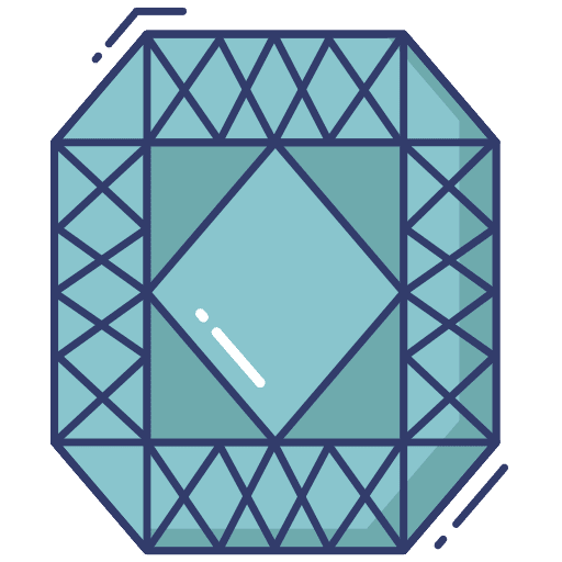 Ruby diamond ruby stone icon