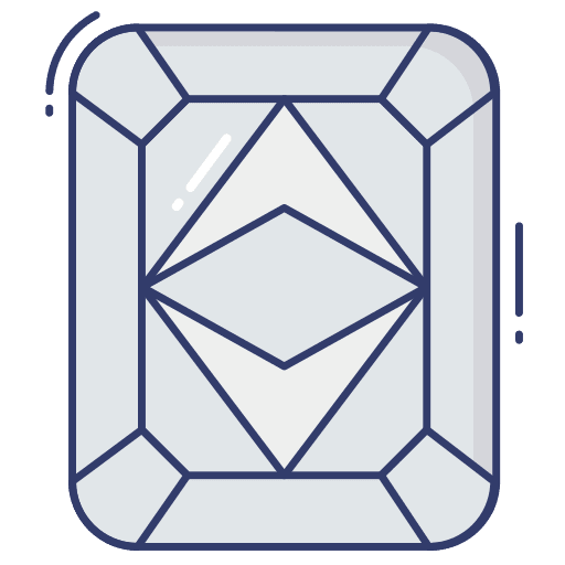 Diamond gem jewelry diamond icon