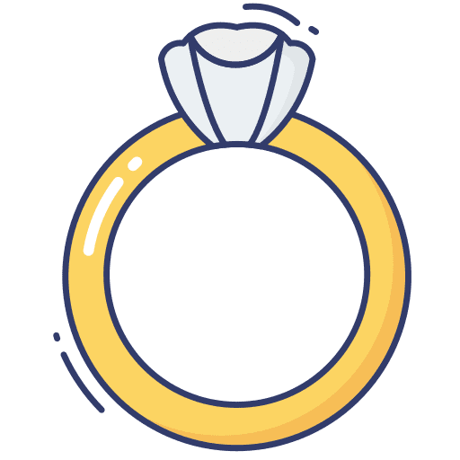 Diamond ring wedding rings fashion jewelry icon