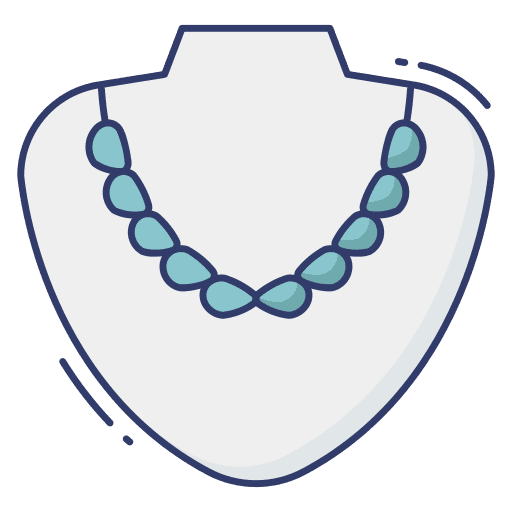 Necklace jewelry fashion pendant icon