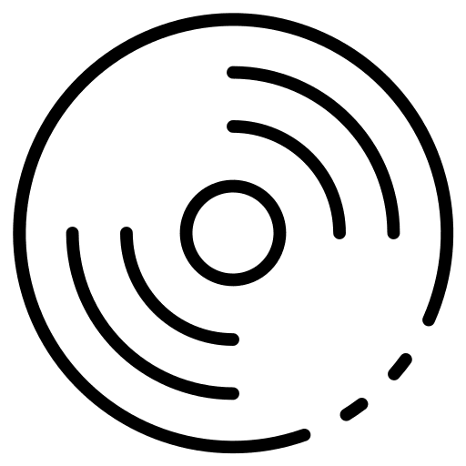 Dvd bluray music player multimedia icon