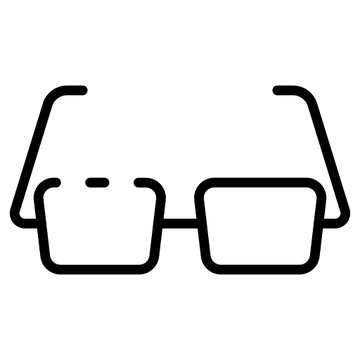 Glasses optic vision glasses icon