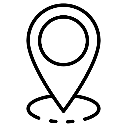 Pin venue pin point destination icon