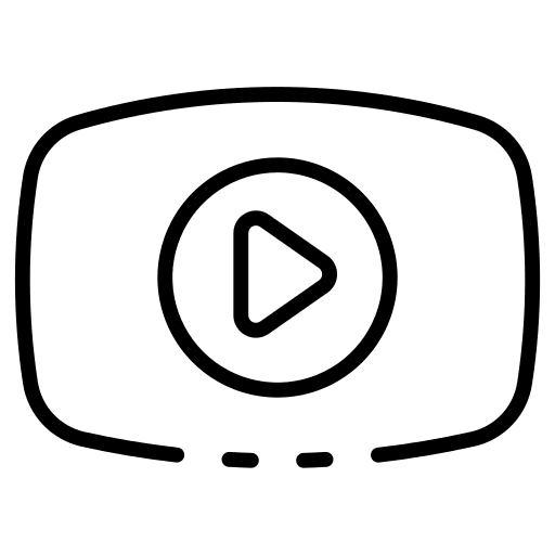 Play controls video button icon