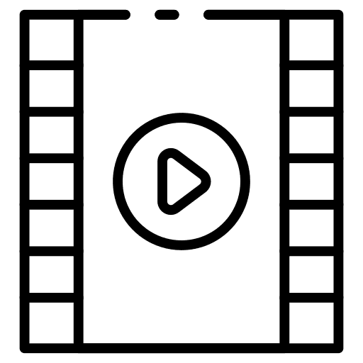 Video multimedia streaming movie icon