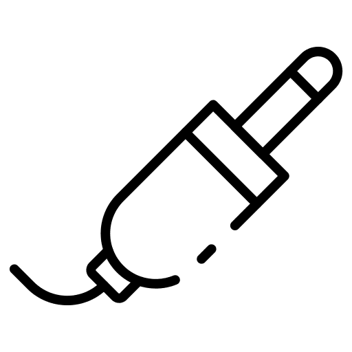 Audio cable connector audio cable jack icon