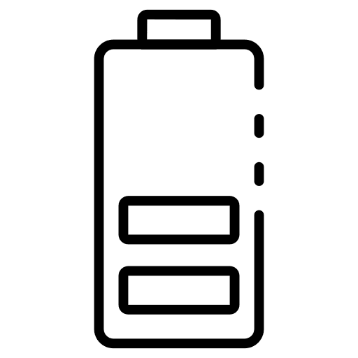Battery recharge technology electronics icon