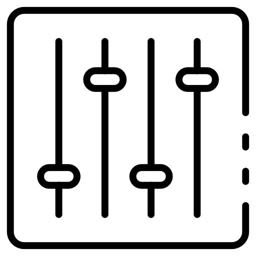 Equalizer audio equalizer sound icon